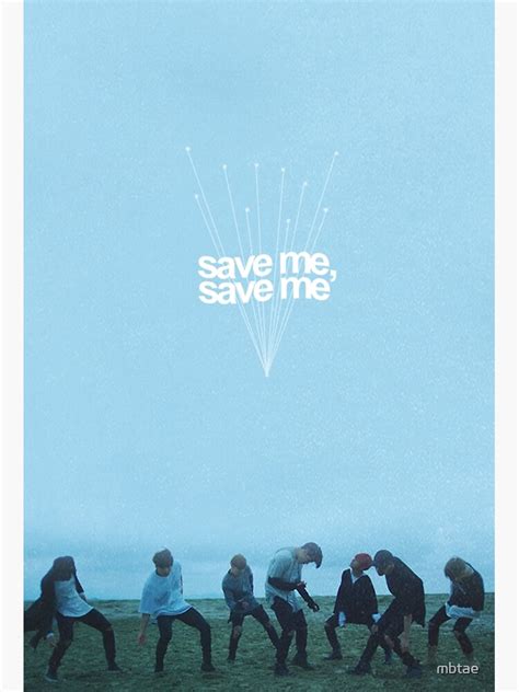 "BTS - SAVE ME " Photographic Print by mbtae | Redbubble