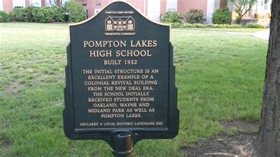 Pompton Lakes High School - New Jersey Historical Markers on Waymarking.com