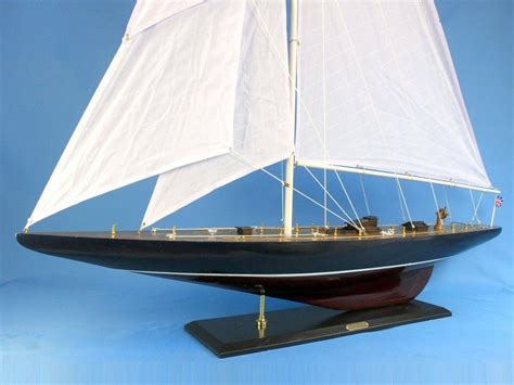 Buy Wooden Endeavour Model Sailboat Decoration 60in - Model Ships