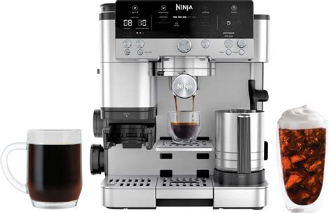 Ninja Luxe Café Premier Series 3-in-1 Espresso, Coffee, and Cold Brew Machine with Grinder and ...