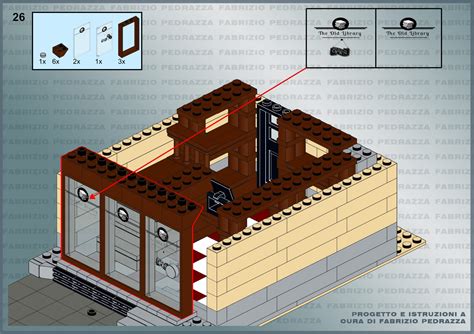 Lego® Custom Instructions The Old Library