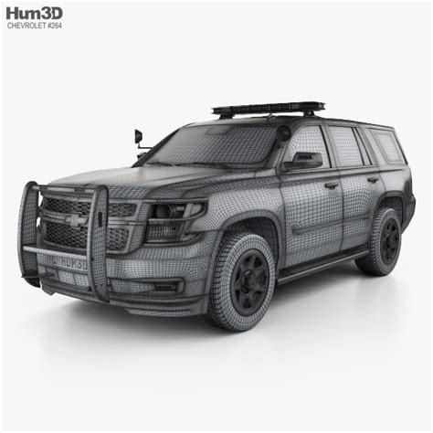 Chevrolet Tahoe Police 2017 3D model - Vehicles on Hum3D