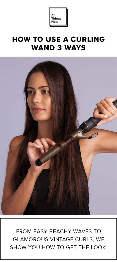 How To Use a Curling Wand for Beginners | Using a curling wand, Wand ...