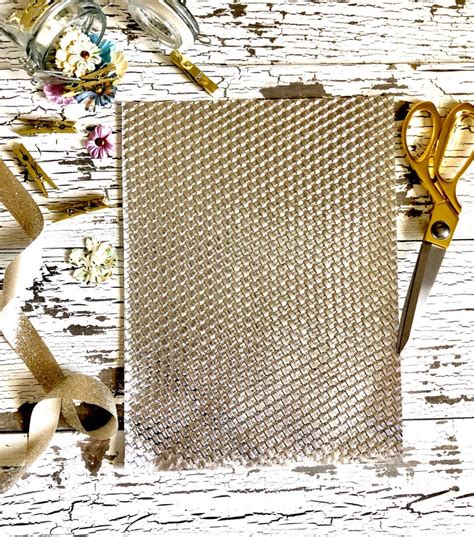 Metallic Silver Basketweave Faux Leather Silver Metallic | Etsy