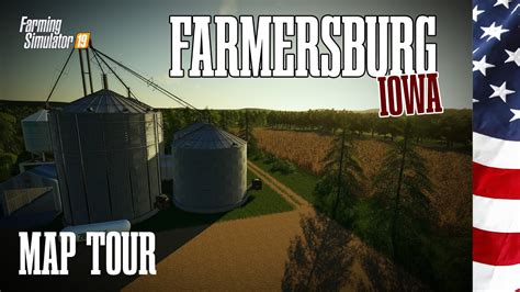 The Best Small US Map? - Farmersburg, Iowa - Map Tour - Farming Simulator 19 - YouTube