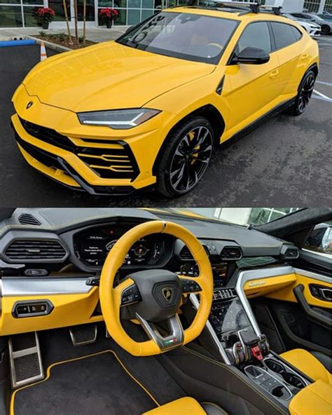 Lamborghini Urus Yellow Interior