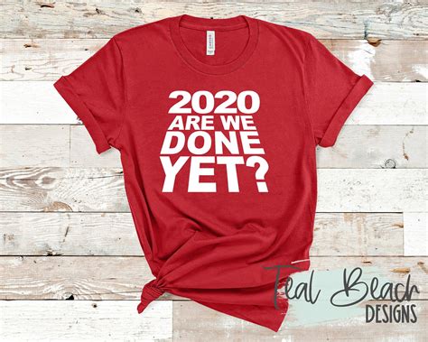 2020 Are We Done Yet Black & White Version Digital Png File | Etsy