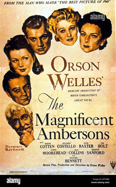 The Magnificent Ambersons Year: 1942 USA Director: Orson Welles Movie ...