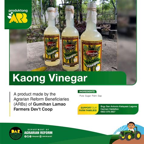 Kaong Vinegar... - Department of Agrarian Reform, Philippines