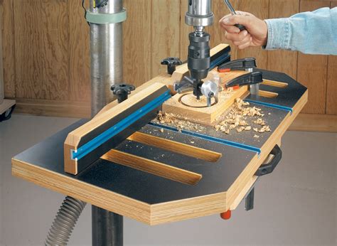 Woodworking Drill Press Table | Woodworking Project | Woodsmith Plans