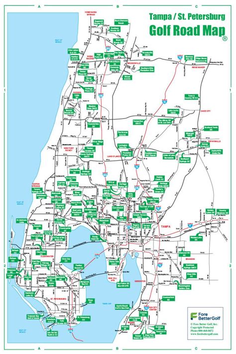 Golf Road Maps - Fore Better Golf