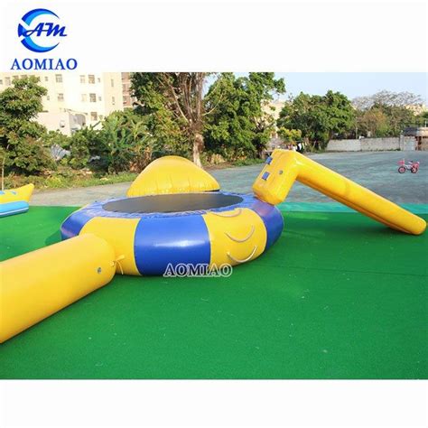 Water Trampoline Park With Small Slide And Launch - Wgt2 | Water Slide...