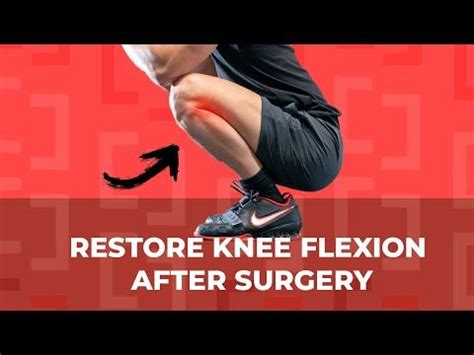 After surgery, understanding how to improve knee flexion is critical! Knee extension is vital ...