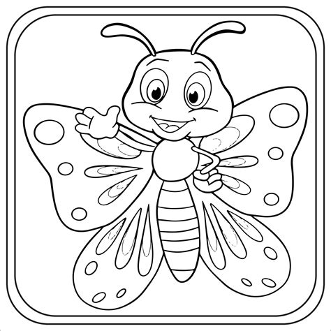 butterfly Coloring Pages Preschool | Kindergarten | First Grade | Made ...