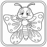 butterfly Coloring Pages Preschool  Kindergarten First Grade Made sketch template