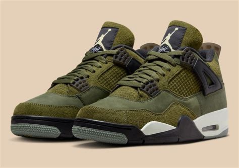 Where To Buy: Air Jordan 4 "Olive" - Nov 18th | Sneaker News