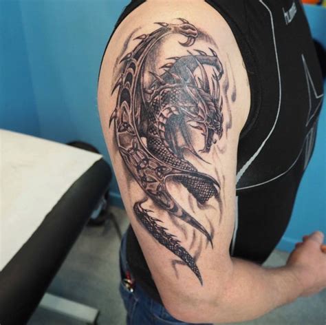 165+ Dragon Tattoo Designs For Women (2020) Arms, Shoulder, Chest ...