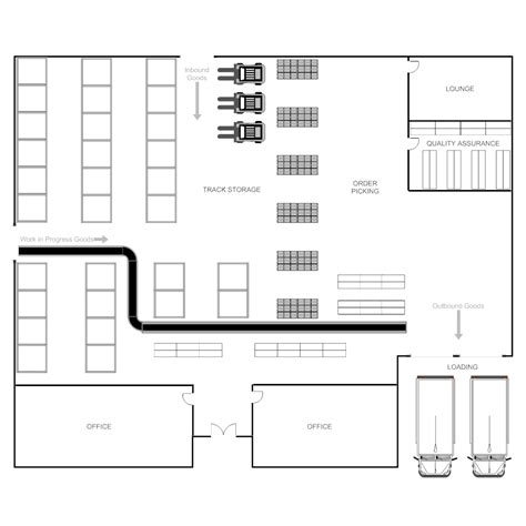 Warehouse Floor Plan Template