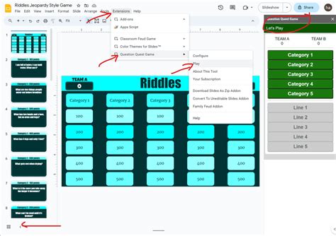 Jeopardy Game Maker Online | Free Google Slides Template - smoothslides.com