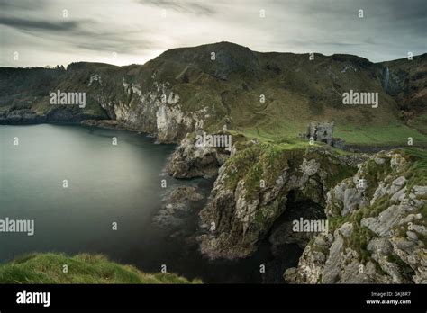 Kinbane Castle Stock Photo - Alamy