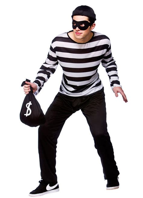 Burglar Costume Adult — Party Britain