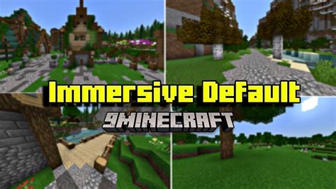 Immersive Default Texture Pack (1.20, 1.19) - MCPE/Bedrock - 9Minecraft.Net