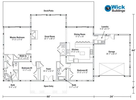 The Lincoln Shouse Plan By Wick Buildings - Barndominium.org in 2022 ...