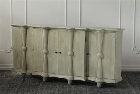 Distressed White 4 Door Sideboard | Living Spaces