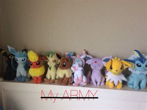 My Eeveelution Plushies | Pokémon Amino