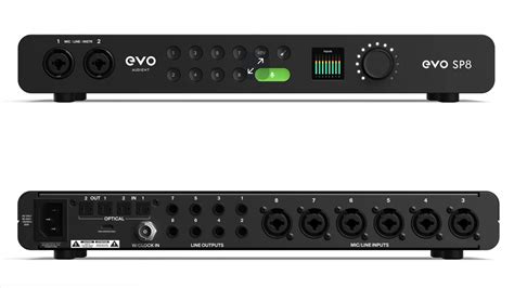 Audient EVO SP8 8-Channel Smart Mic Preamp Launches