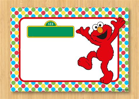 Free Printable Elmo Birthday Invitations – Bagvania FREE Printable Invitation Template