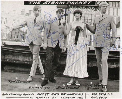 Steampacket Rod Stewart, Brian Auger, Julie Driscoll, Long John Baldry. 1964 | Rod stewart ...