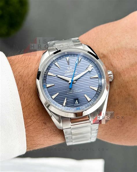 Omega Seamaster Aqua Terra Blue Dial Best Replica