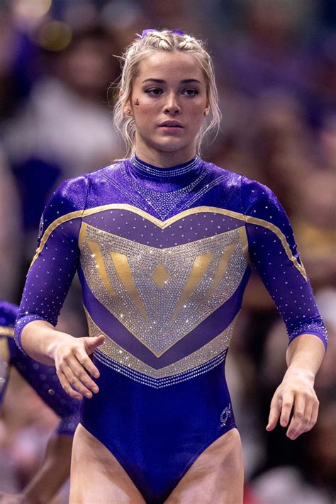 OLIVIA DUNNE at 2024 NCAA Gymnastics SEC Championships in New Orleans ...