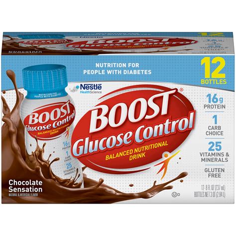 Boost Glucose Control Vanilla Delight, 8 Fl oz Bottles, 12 Ct (Pack of 2) - Walmart.com