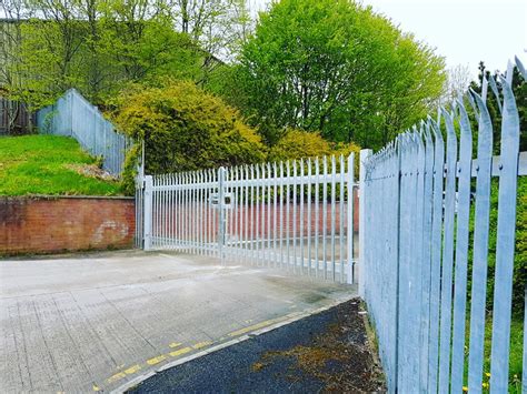 Swift Security Products Ltd | Palisade Gates – Galvanised – Rochdale