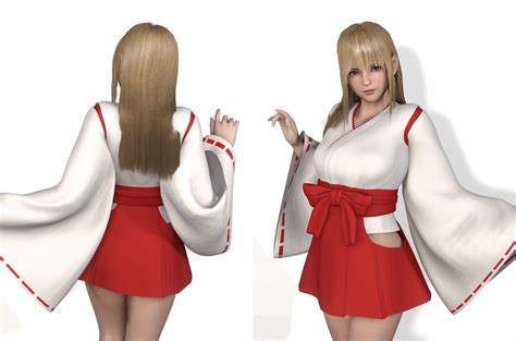 Paid Clothing - [Clothes] Miko(Japanese shaman) costume | Virt-A-Mate Hub