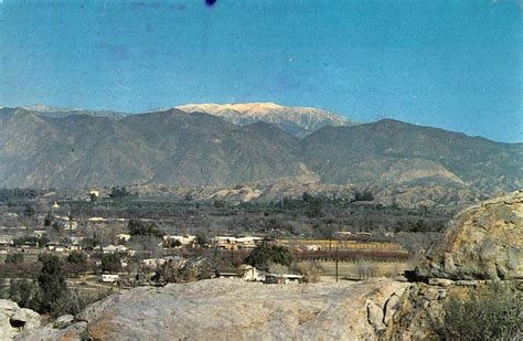 San Jacinto Valley California Birdseye View Of City Vintage Postcard ...