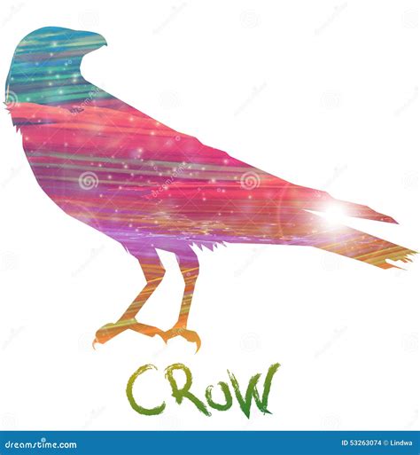 Abstract crow stock vector. Illustration of grunge, crow - 53263074