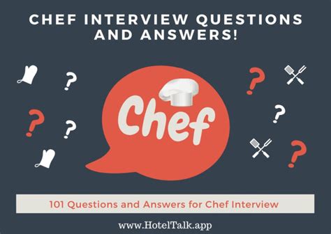 101 Chef Interview Questions and Answers - HotelTalk - For Hoteliers | Guests | Hotel Management ...