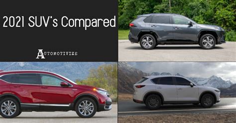 A Comparison Of the Top Small SUVs of 2021 - Automotivize