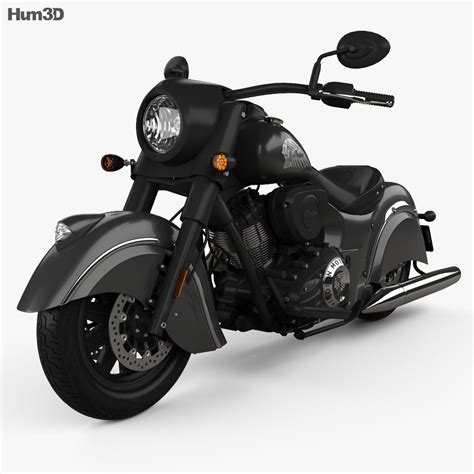 Indian Chief Dark Horse 2016 3D model - Vehicles on Hum3D