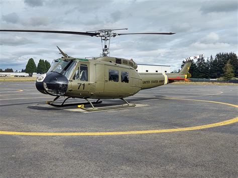 Bell UH-1H Helicopter Used by the U.S. in Vietnam Ready for Action ...