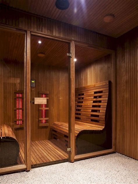 34+ Stunning Home Sauna Design Ideas | Sauna design, Home infrared sauna, Sauna shower