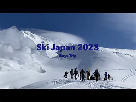 Japan Ski Trip (JaPOW) 2023 - YouTube