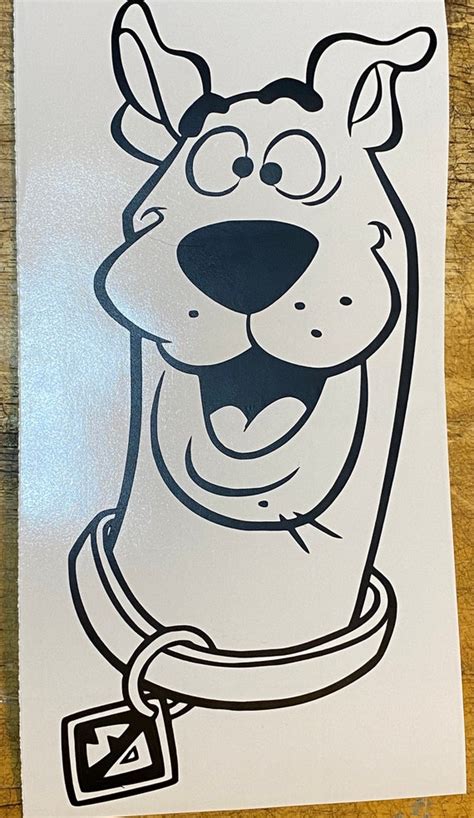 Scooby doo car decal scooby doo cartoons decal mystery | Etsy