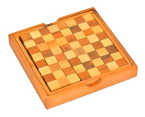 Wooden Toy : Pento Chess, Pentominoes Chess Puzzle the Organic Natural ...