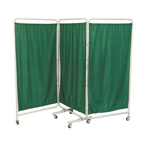 Stainless Steel Green Hospital Folding Screen, Polished, Size: H168 X W244cm, | ID: 23516597030