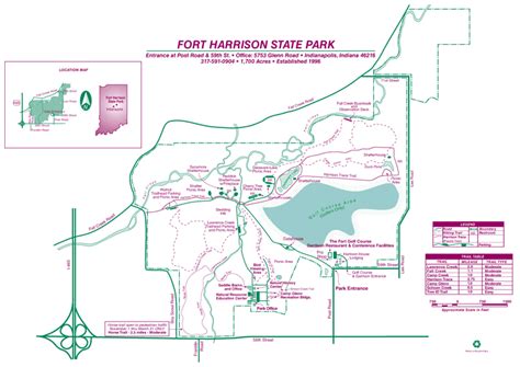 Fort Harrison State Park Map - World Time Zone Map