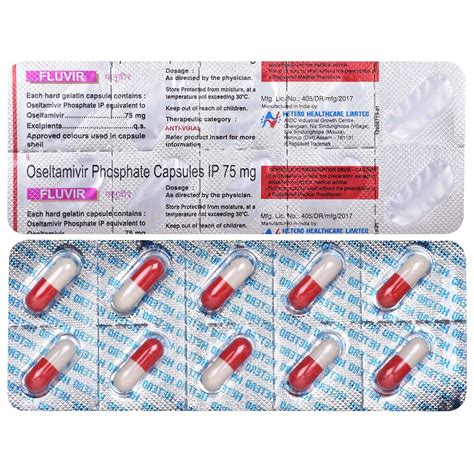 Fluvir 75 - Strip of 10 Capsules : Amazon.in: Health & Personal Care